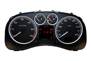 Peugeot 307 Kombiinstrument / Tachoreparatur - Diverse Ausfälle bis hin zum Totalausfall